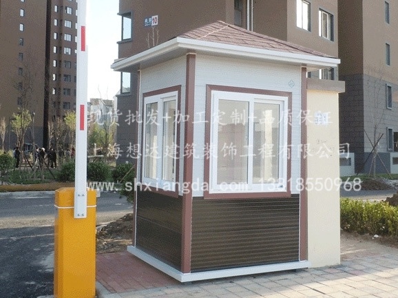 金屬雕花板崗亭002 金屬雕花板崗亭002