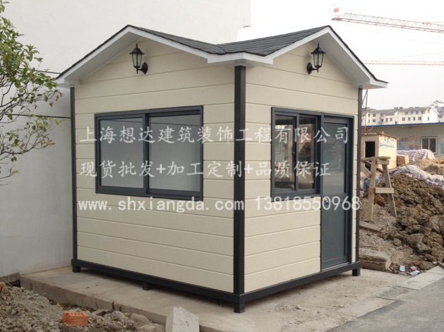 金屬雕花板崗亭006 金屬雕花板崗亭006