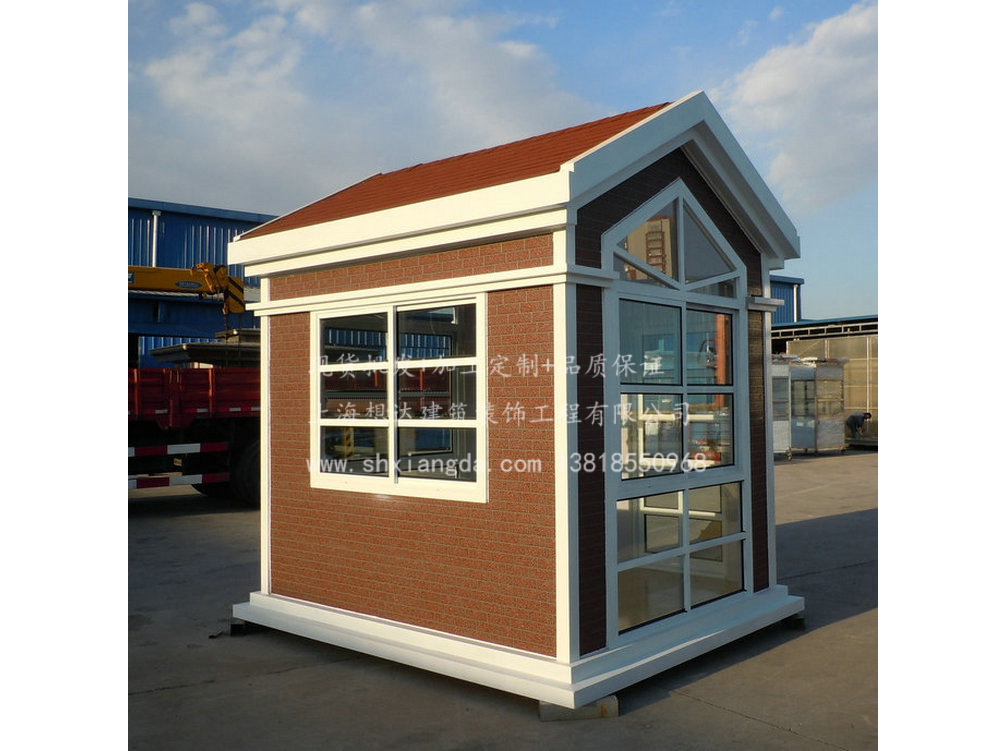 金屬雕花板崗亭001 金屬雕花板崗亭001