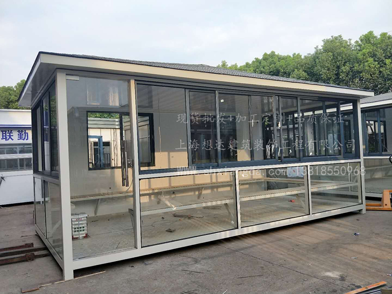 金屬雕花板崗亭025