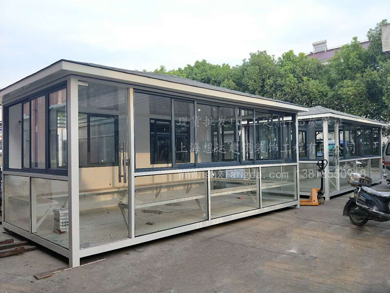 高鐵吸煙崗亭019\金屬雕花板材質(zhì)休息室