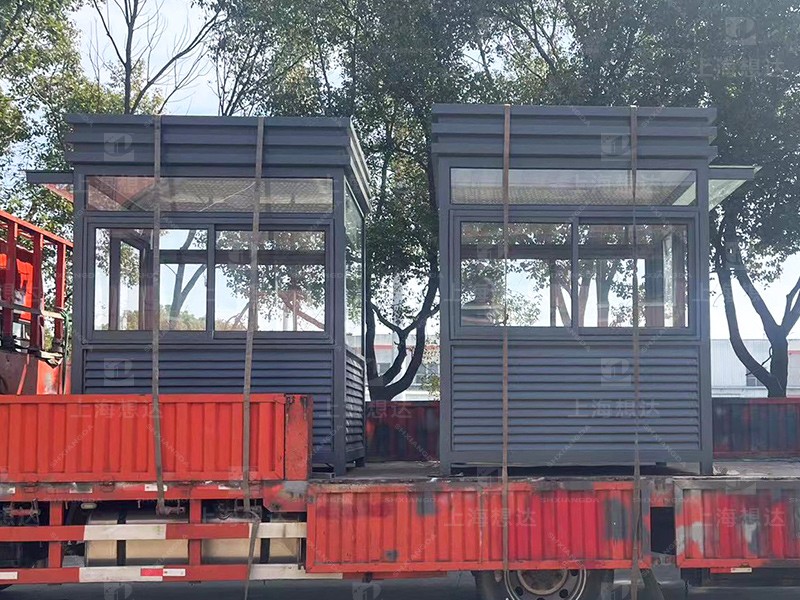 基礎方形鋼結構崗亭02